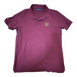 Psycho Bunny Shirt Mens M 5 Maroon Pique Polo Brillant The Bold Standard